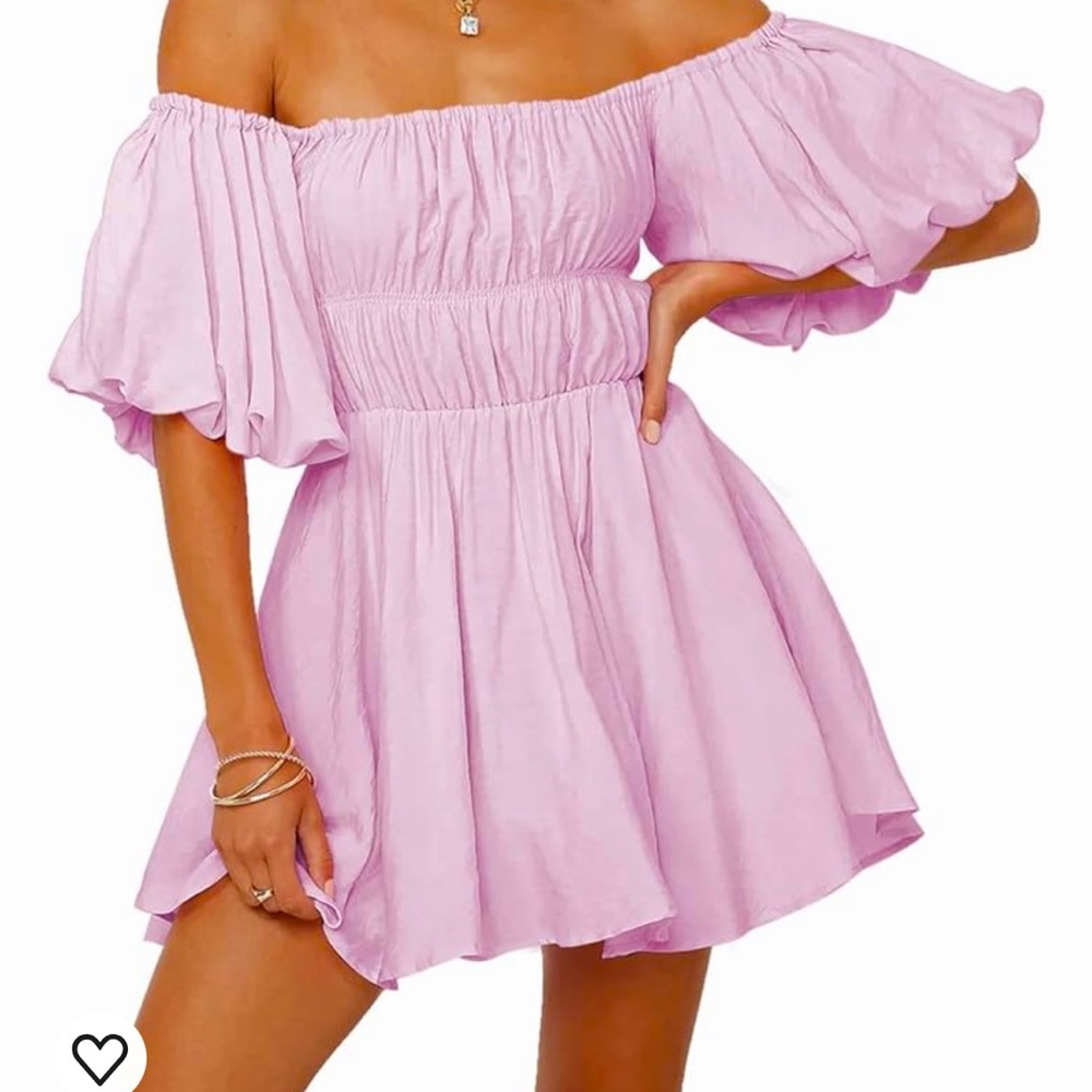 Beginning Boutique paradise puff sleeve dress